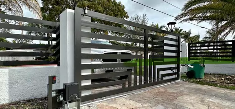 Automatic Driveway Gate Installation The Woodlands